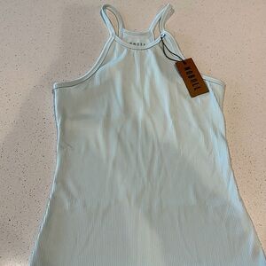 Nobull Ribbed Tank Size Med. CRYSTAL BLUE